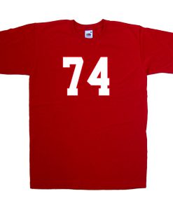 74 font tshirt