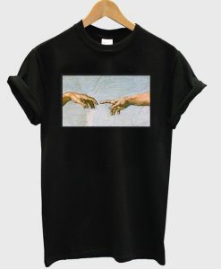 Michelangelo Hands T Shirt