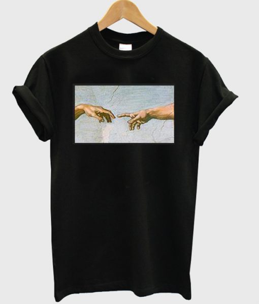 Michelangelo Hands T Shirt