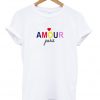 amour paris t-shirt