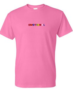 emotional pink tshirt