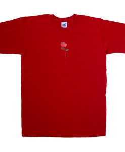 red rose tshirt