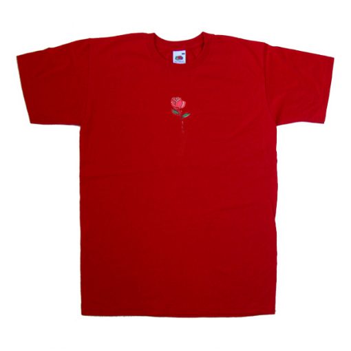 red rose tshirt