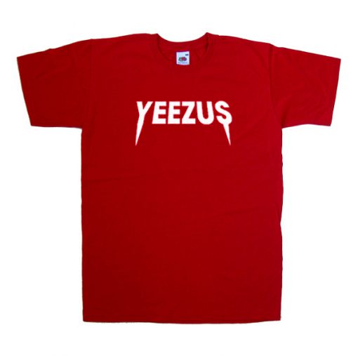 red yeezus tshirt