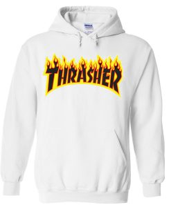 thrasher fire hoodie