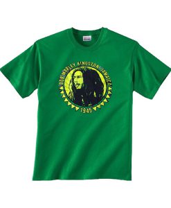 bob marley kingston jamaica 1945 tshirt