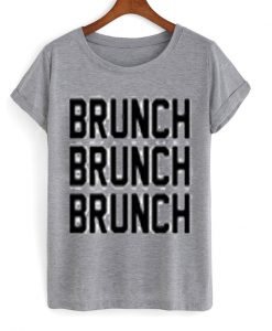 brunch font t-shirt