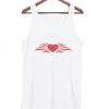 flame heart tank top