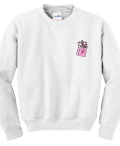 flower cigarette sweatshirt