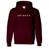 friends maroon hoodie