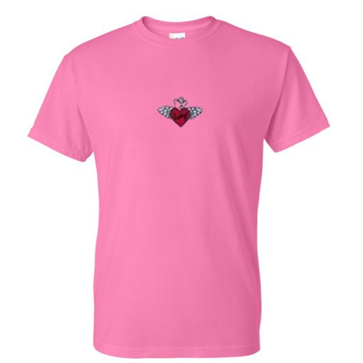 lazy heart love shirt