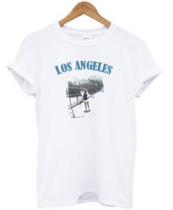 los angeles photo girl t-shirt