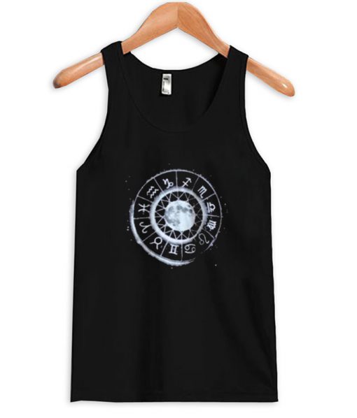 moon zodiac tank top