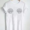 shell bra t-shirt