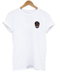 suspicious skull t-shirt