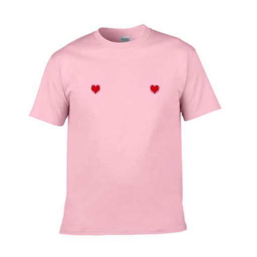 twin little heart tshirt