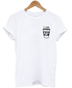 i ike black coffee t-shirt