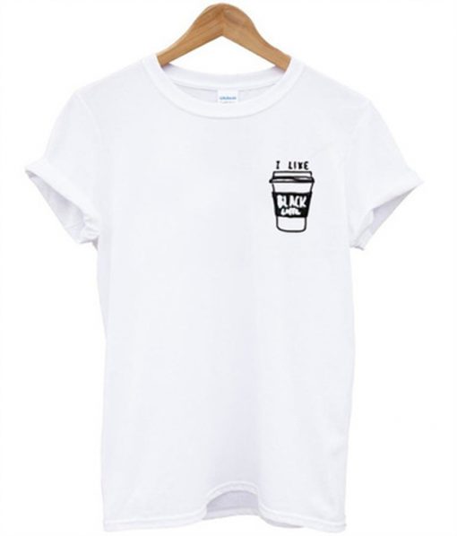 i ike black coffee t-shirt