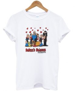 popeye's friends t-shirt