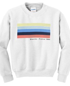 biarritz france 1990 sweatshirt