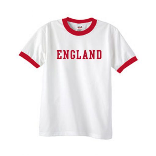 england font ringer tshirt