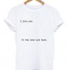 i love you to the moon and back t-shirt