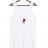 rose flower tank top