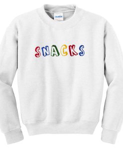 snacks sweatshirt