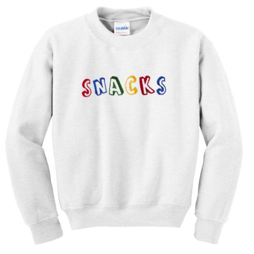 snacks sweatshirt