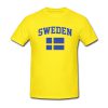 sweden yellow tshirt