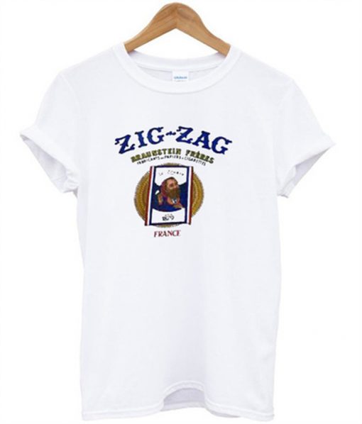 zig zag france cigarettes t-shirt