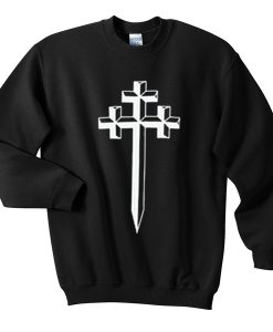 cross logo sweatshirt