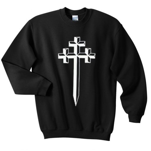 cross logo sweatshirt