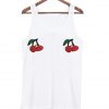 double cherry tank top