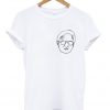 face a man t-shirt