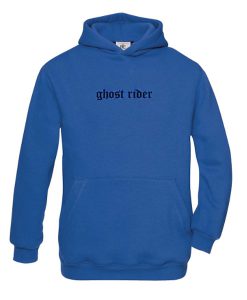 ghost rider blue hoodie