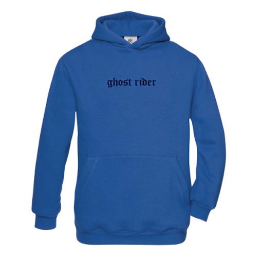 ghost rider blue hoodie