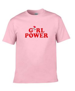 girl power pink tshirt