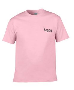 happy pink tshirt