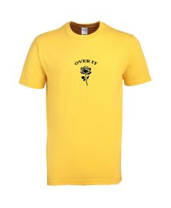 over it rose flower tshirt