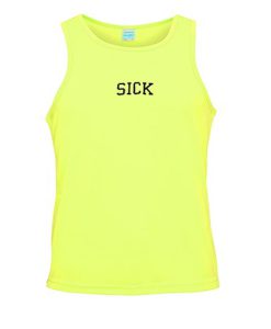 sick yellow tanktop