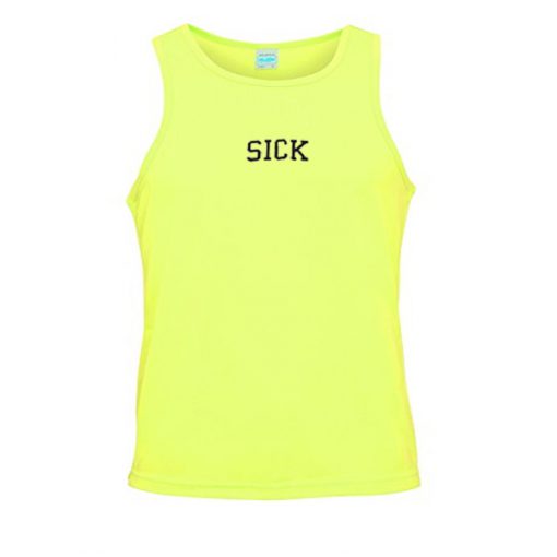 sick yellow tanktop