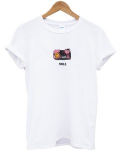 smile camera t-shirt