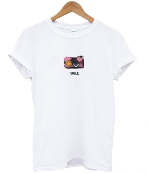 smile camera t-shirt