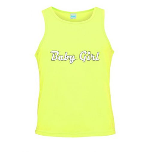 baby girl yellow tanktop