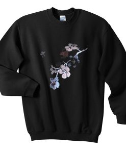 flowers sweatshirt