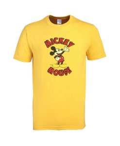 mickey mouse yellow tshirt