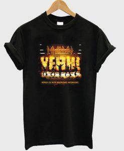 yeah deff leppard t-shirt