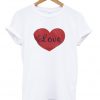 love heart t-shirt