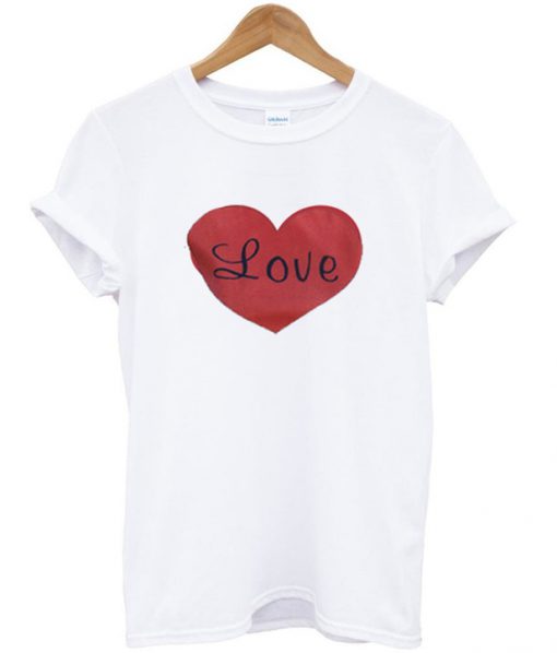 love heart t-shirt